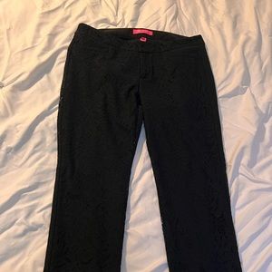 Gorgeous black lace Lilly Pulitzer pants NWOT